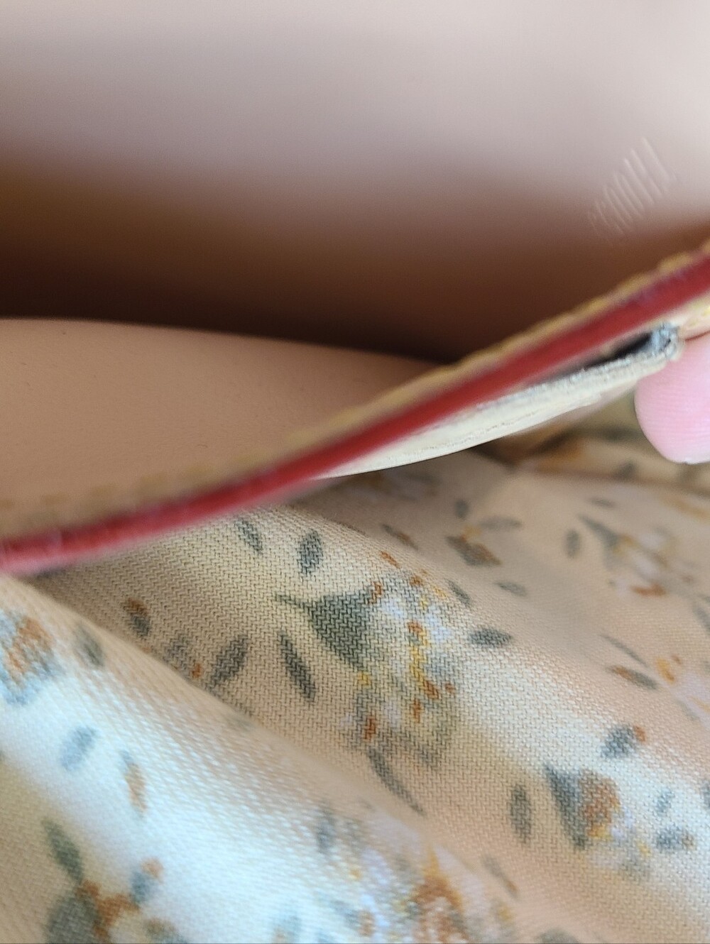 Louis Vuitton White Multicolor Monogram Canvas Clutch with Brown Trim - Picture 7 of 7